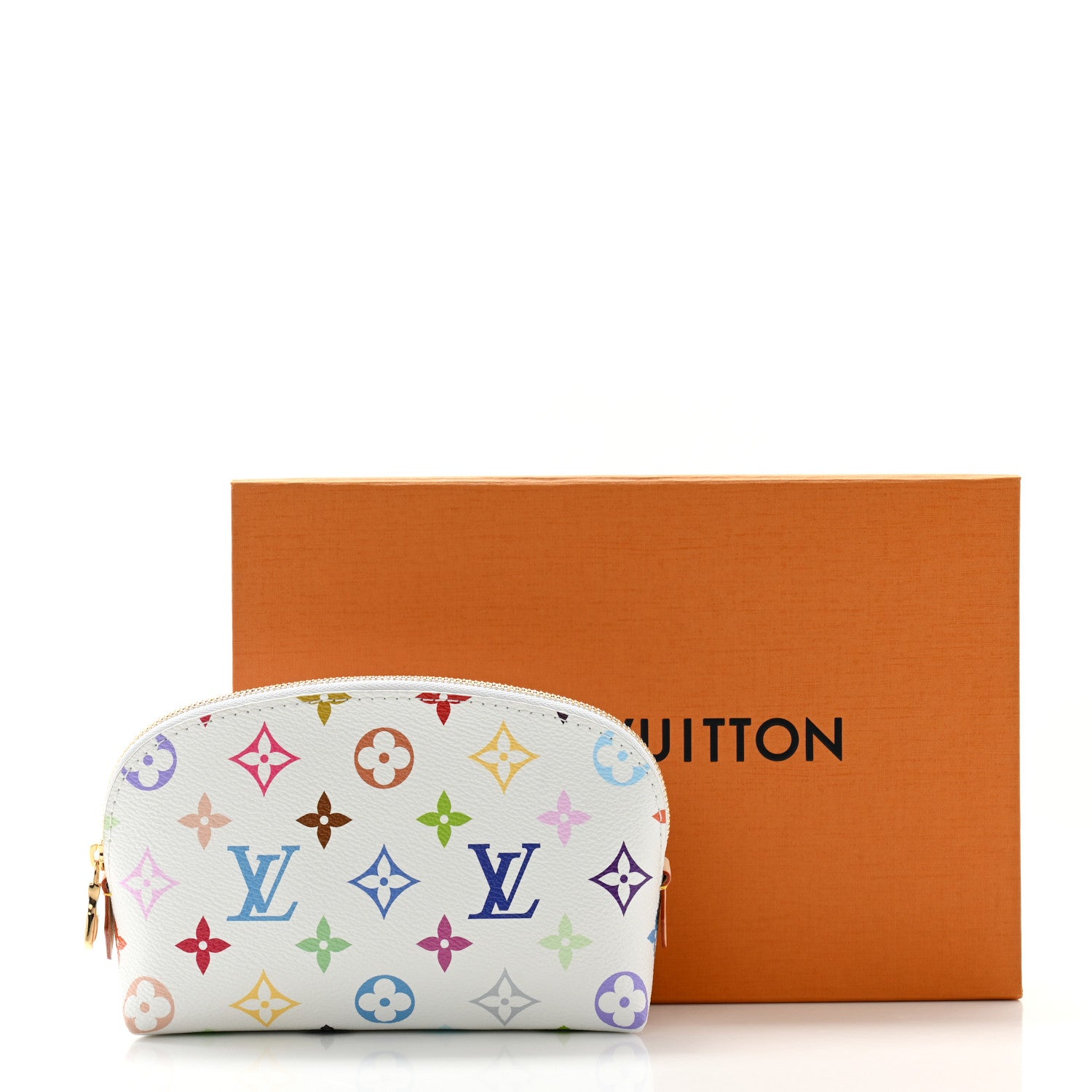 Louis Vuitton LV x TM Monogram Multicolor Cosmetic Pouch PM White 7 of 7