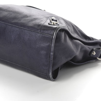 Balenciaga Laminated Agneau Classic Silver Hardware City Maree 7 of 10