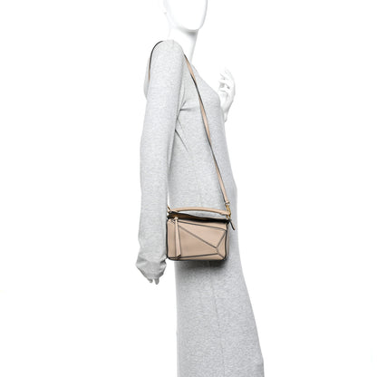 Loewe Calfskin Mini Puzzle Bag Sand 2 of 10