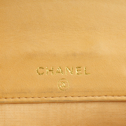 Chanel Caviar Timeless CC Compact French Wallet Beige 9 of 10