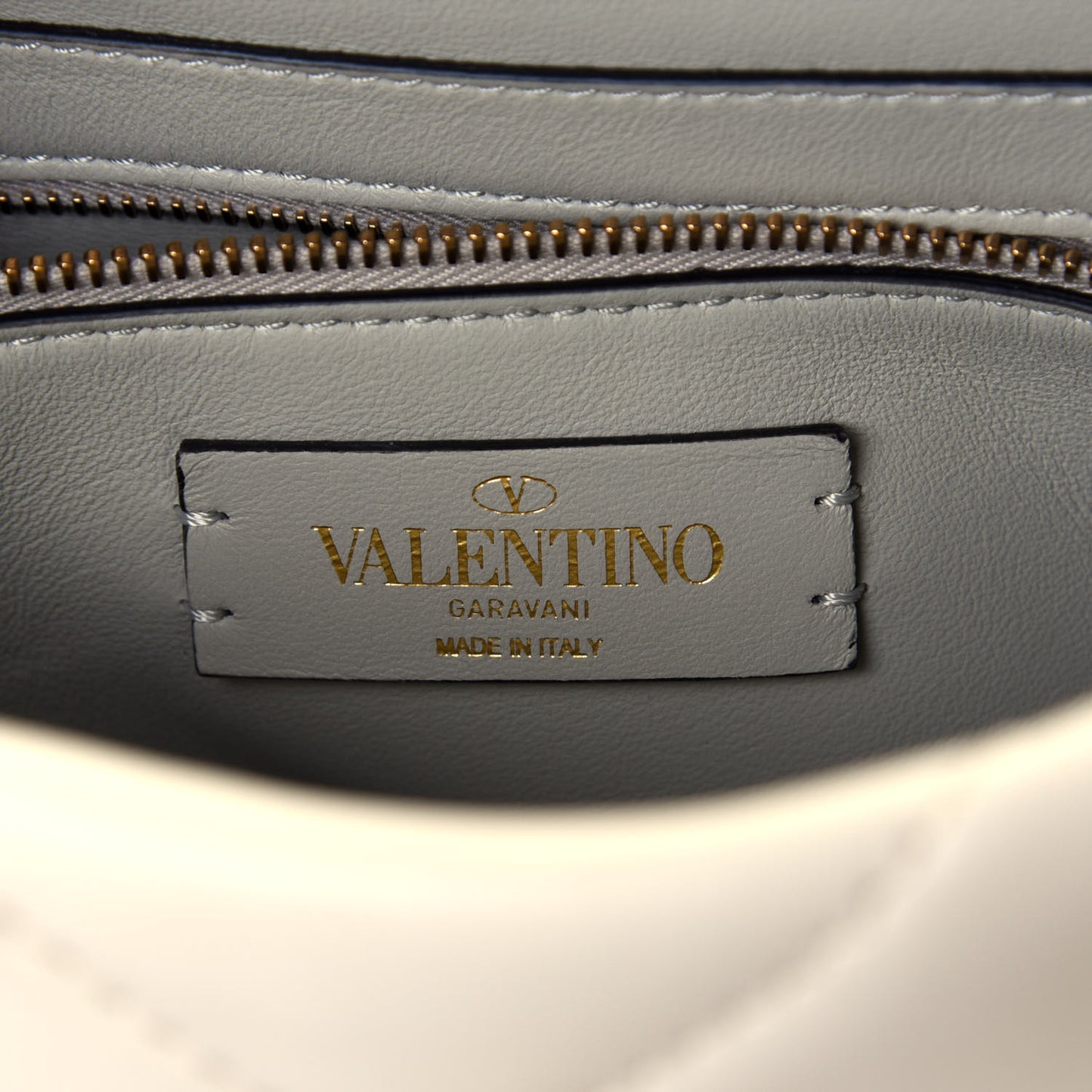 Nappa Medium Roman Stud Shoulder Bag Ivory