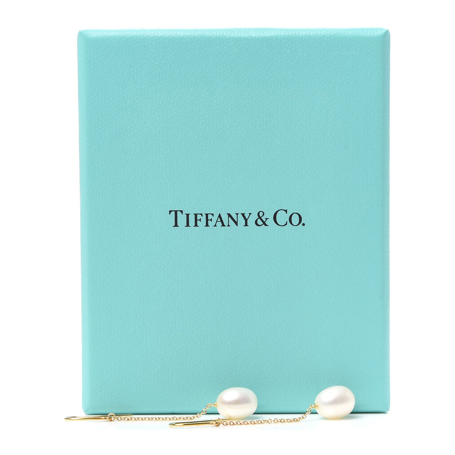 18K Yellow Gold Elsa Peretti Pearls By The Yard Drop Earrings