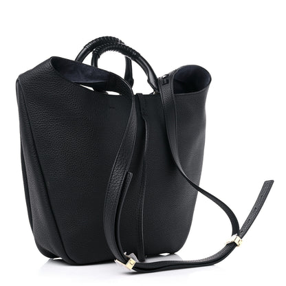 Chloe Calfskin Medium Deia Hobo Double Carry Black 2 of 8