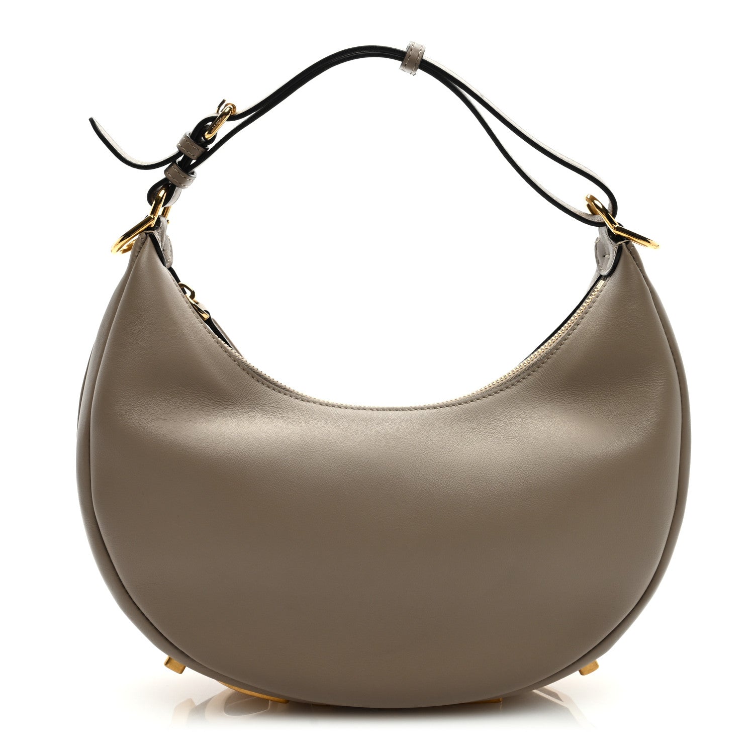 Fendi Vitello Grace Matte Small Fendigraphy Hobo Bag Tortora 1 of 9