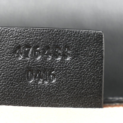 Gucci Calfskin Matelasse Super Mini GG Marmont Shoulder Bag Black 7 of 10