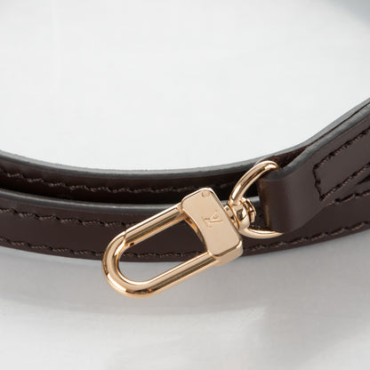 Louis Vuitton Calfskin 12mm Adjustable Shoulder Strap Brown 4 of 4