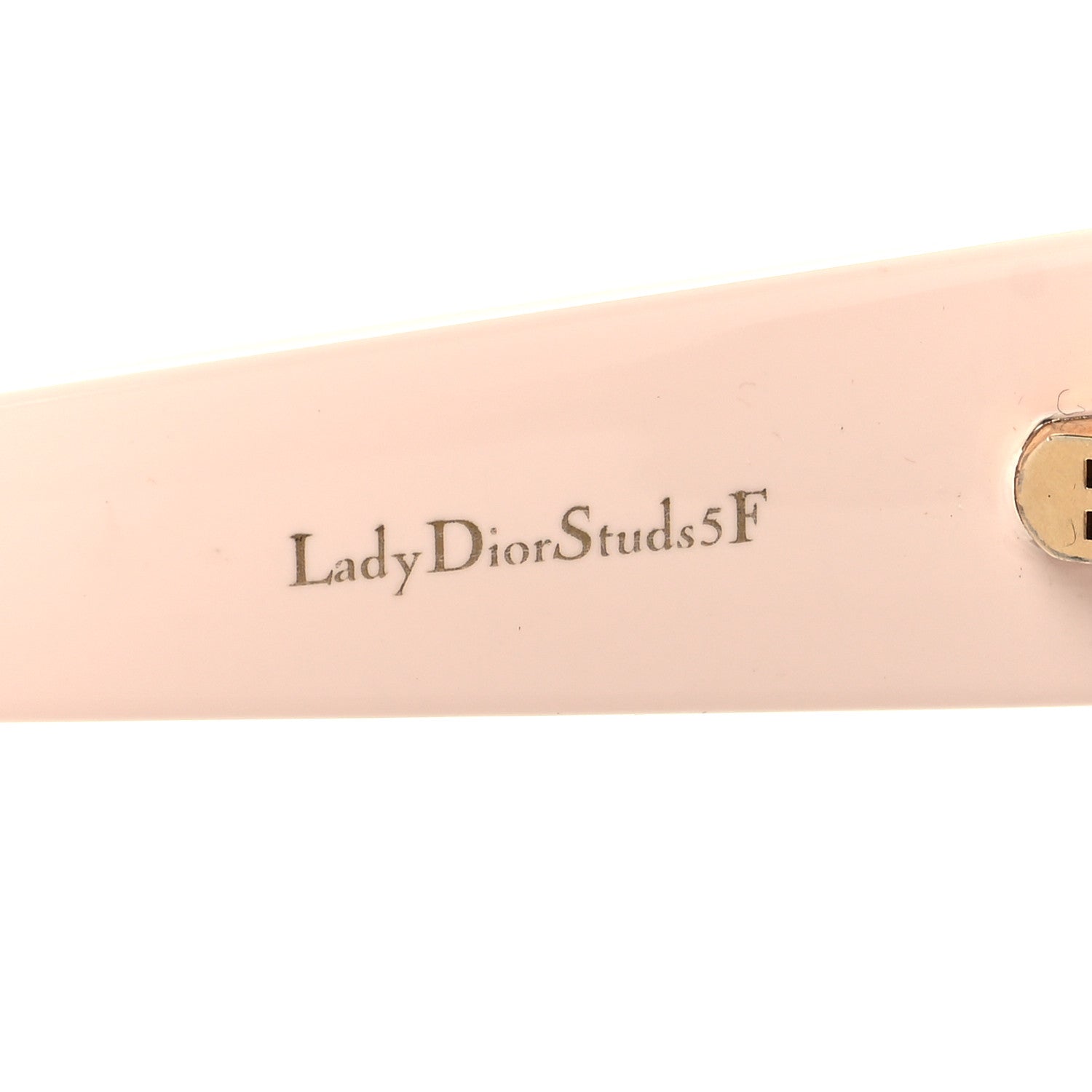 Christian Dior Acetate Cannage Lady Dior Studs 5F Sunglasses Tortoise Pink 7 of 8