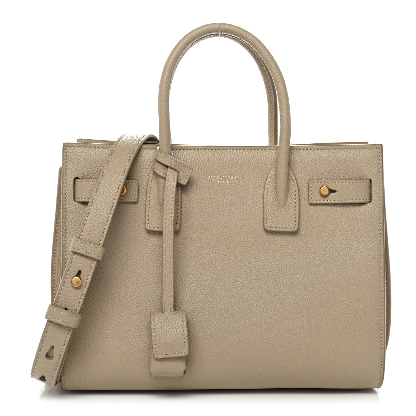 Grained Calfskin Baby Supple Sac De Jour Sea Salt