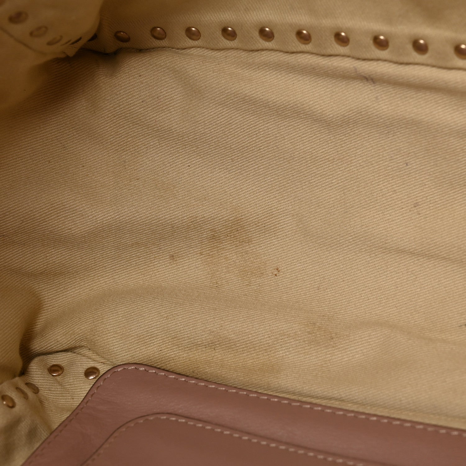 Valentino Garavani Vitello Medium Rockstud Tote Poudre 10 of 10