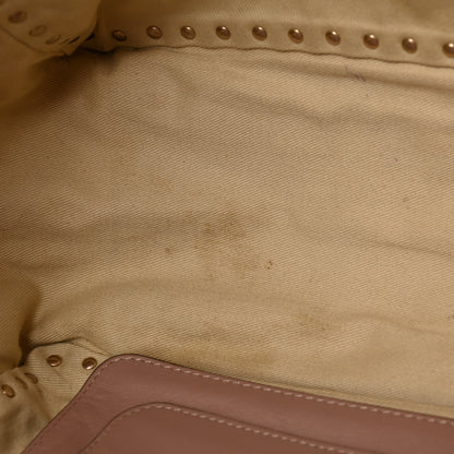 Valentino Garavani Vitello Medium Rockstud Tote Poudre 10 of 10