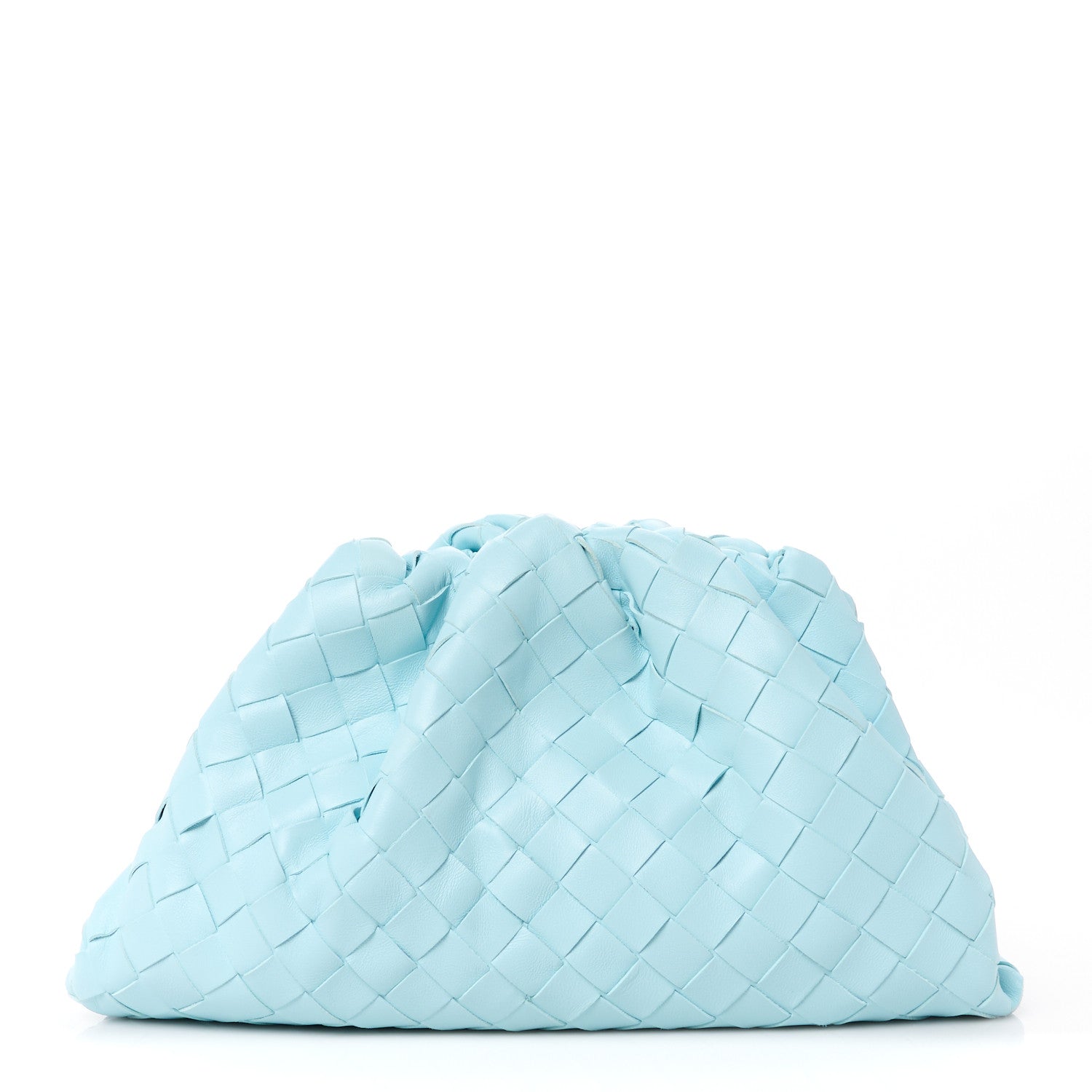 Bottega Veneta Nappa Intrecciato Teen Pouch Ice 1 of 11