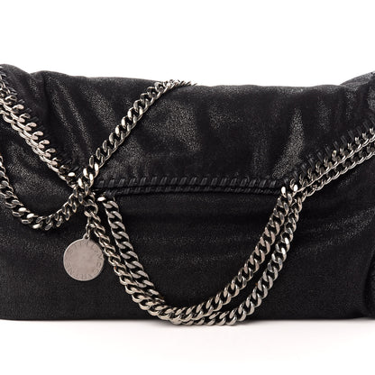 Stella McCartney Shaggy Deer Falabella Fold Over Tote Black 8 of 10
