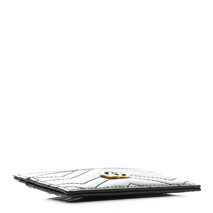 Gucci Calfskin Matelasse GG Marmont Card Holder Black 4 of 7