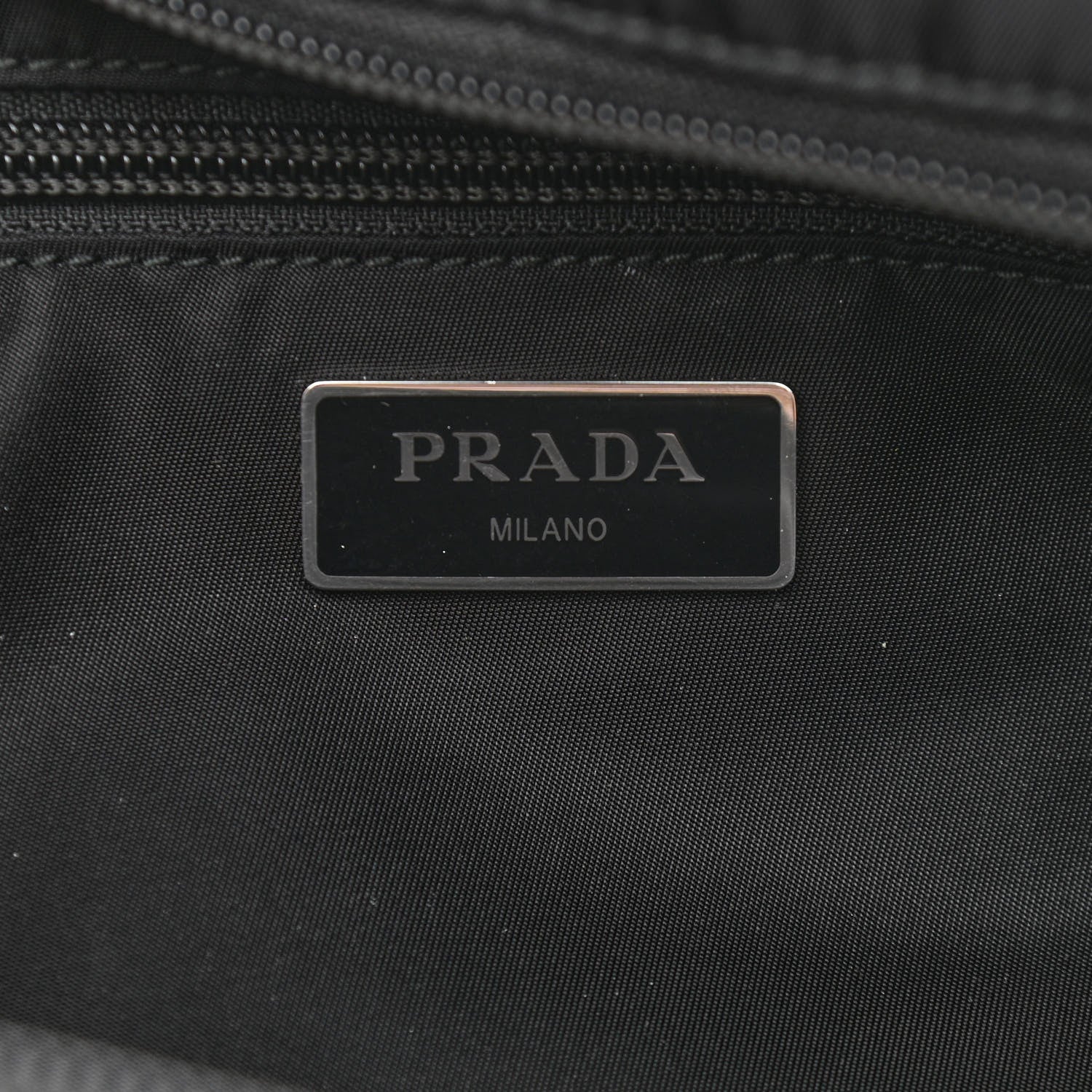 Prada Tessuto Nylon Belt Bag Black 7 of 10