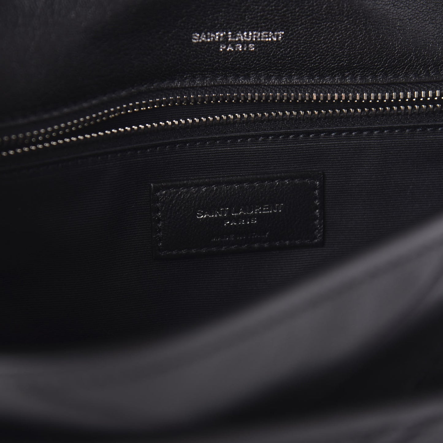 Calfskin Matelasse Monogram Microstud Medium Niki Chain Satchel Black