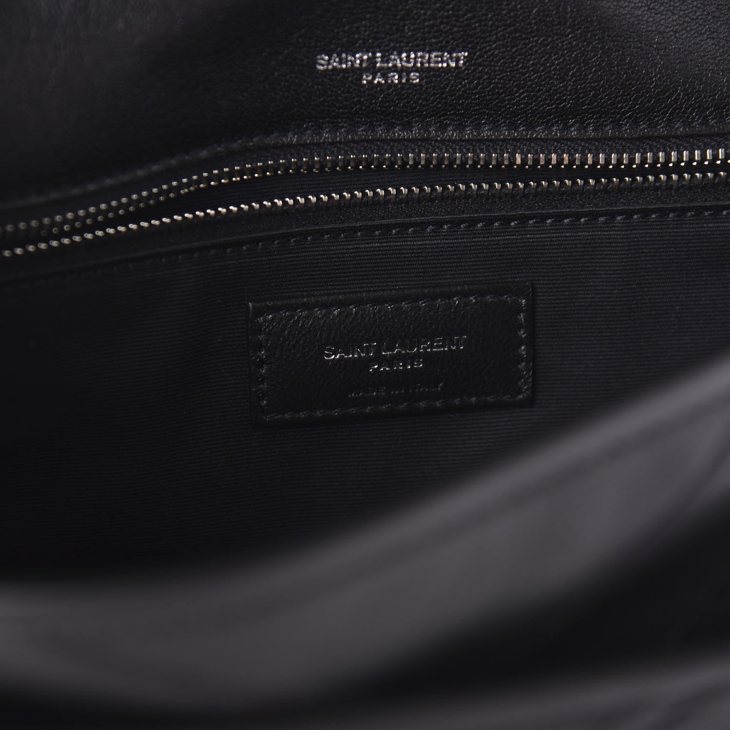 Saint Laurent Calfskin Matelasse Monogram Microstud Medium Niki Chain Satchel Black 8 of 9