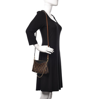 Louis Vuitton Monogram Pallas Clutch Black 2 of 11