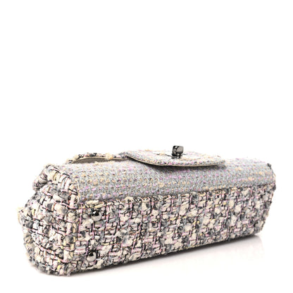Chanel Tweed Medium Fantasy Flap Grey 4 of 12