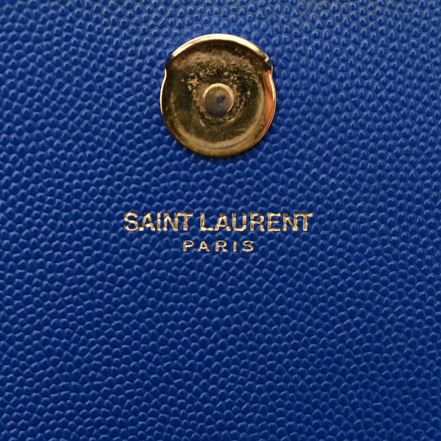 Saint Laurent Grain De Poudre Small Classic Monogram Kate Satchel Royal Blue 6 of 12