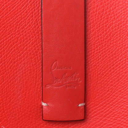 Christian Louboutin Calfskin PVC Love Spikes East West Cabata Tote Latte Multicolor 11 of 28