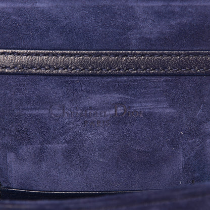 Christian Dior Lambskin Studded Vertical Diorama Indigo 8 of 10