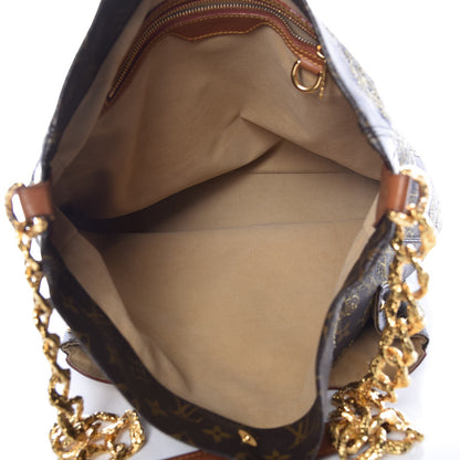 Louis Vuitton Monogram Dentelle Fersen Gold 5 of 9