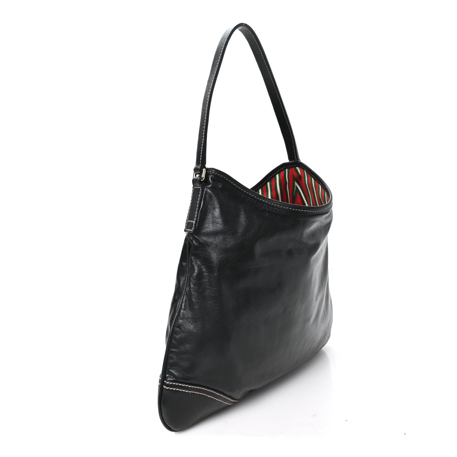 Gucci Calfskin Medium New Britt Hobo Black 3 of 11