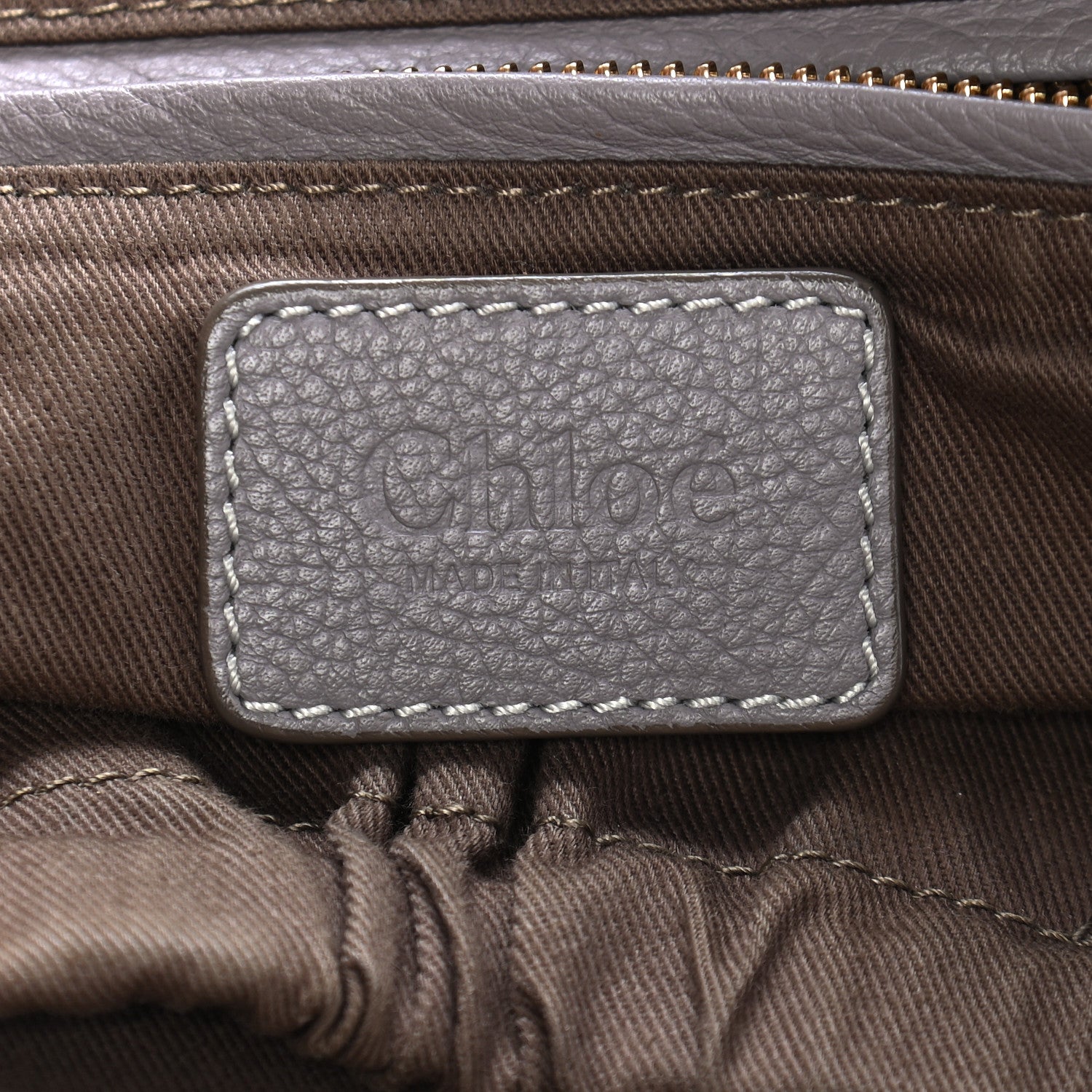 Chloe Calfskin Large Marcie Satchel Cashmere Grey 7 of 9