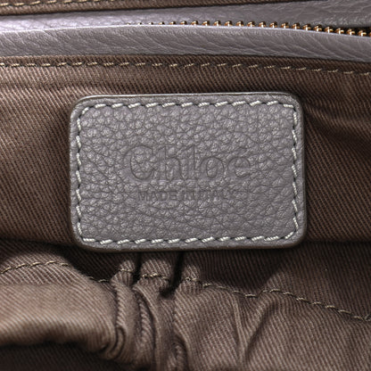 Chloe Calfskin Large Marcie Satchel Cashmere Grey 7 of 9