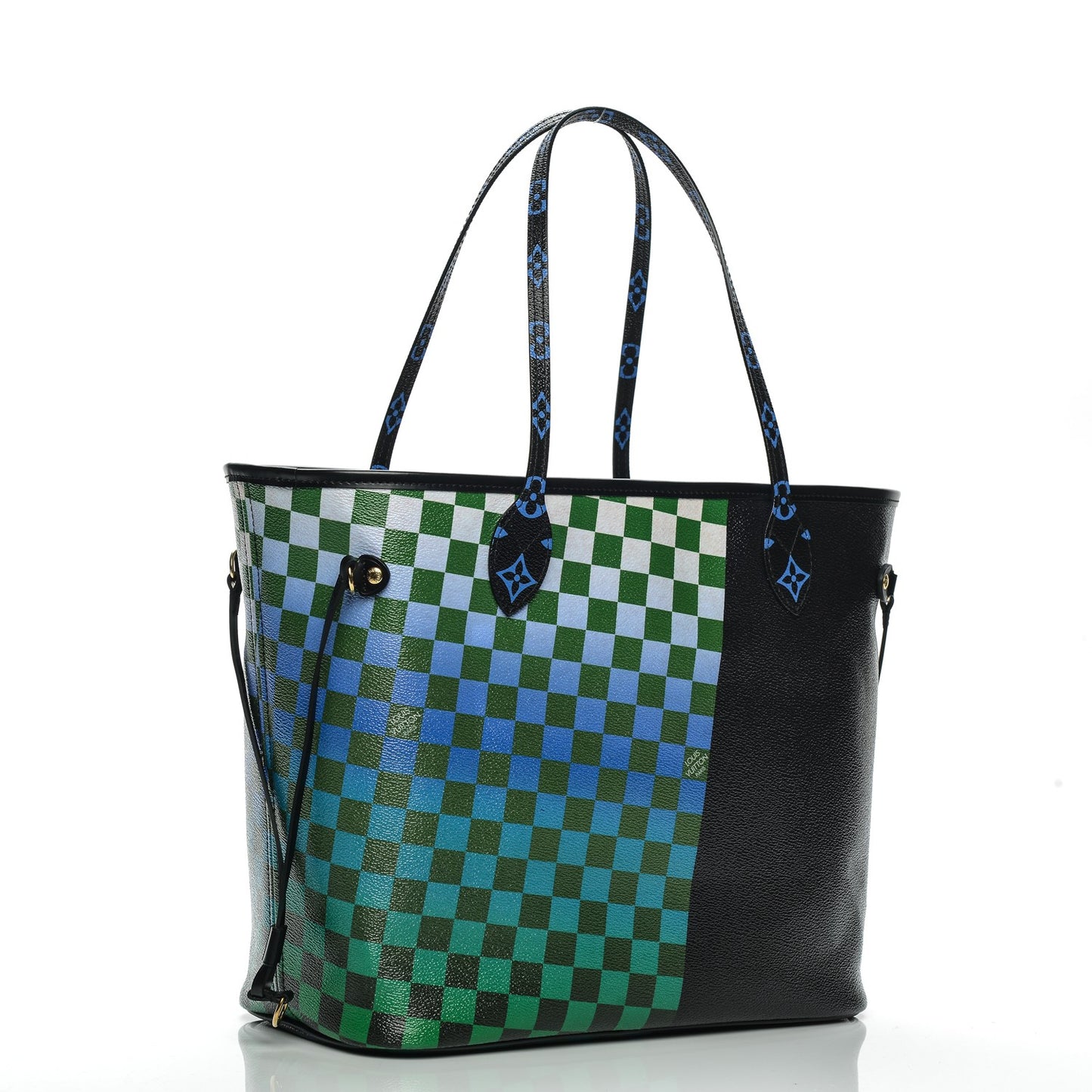 Damier Race Neverfull MM Noir Rouge