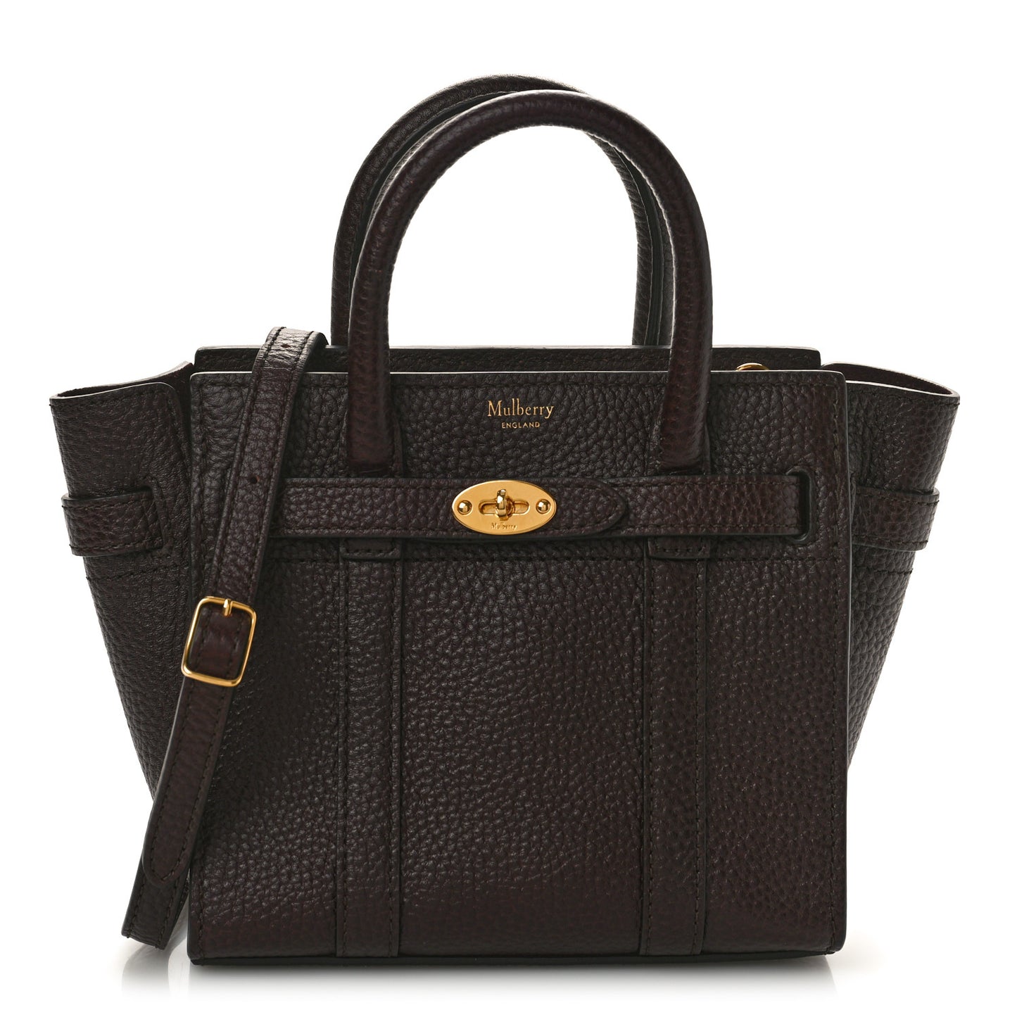 Small Classic Grain Micro Zipped Bayswater Oxblood