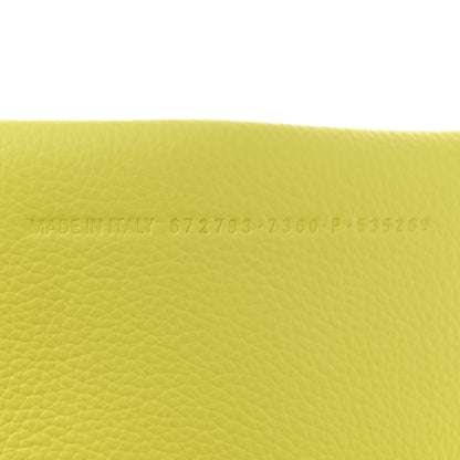 Balenciaga Grained Calfskin XS Everyday North South Shoulder Tote Bag Lemon 7 of 11