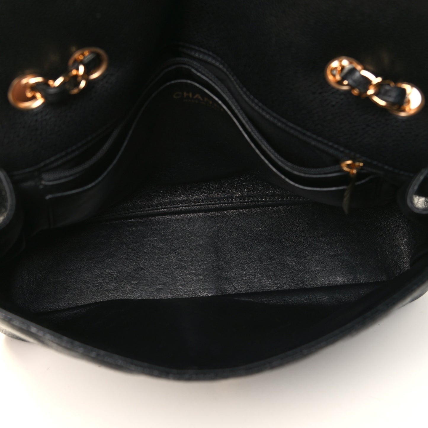 Caviar Quilted Jumbo Single Flap Black