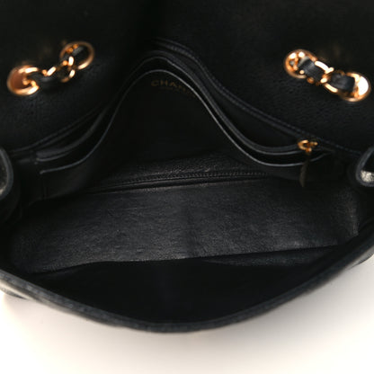 Chanel Caviar Quilted Jumbo Single Flap Black 4 of 4