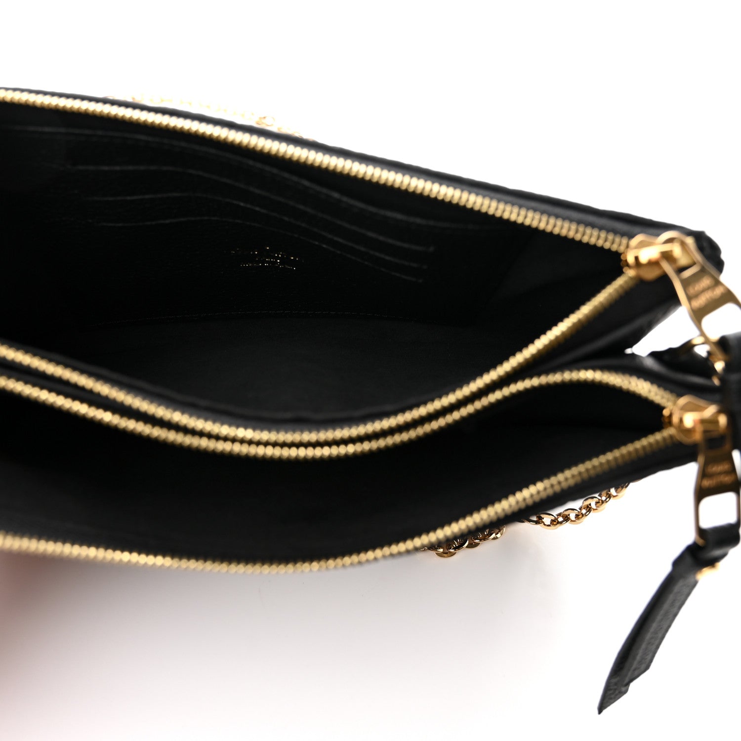 Louis Vuitton Empreinte Double Zip Pochette Black 8 of 13