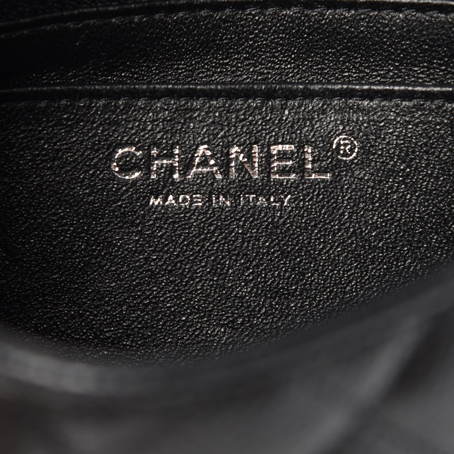 Caviar Quilted Mini Square Flap Black