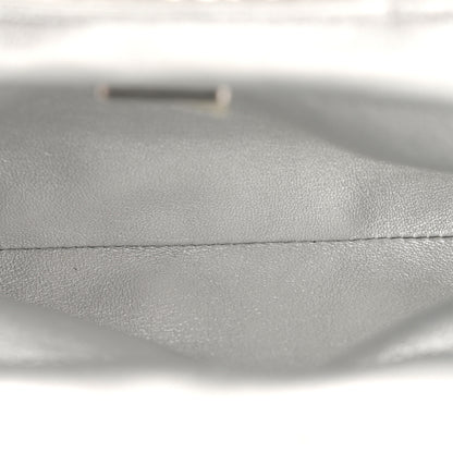 Chanel Crystal Embellished Metallic Lambskin Mini Chanel 22 Silver 5 of 11