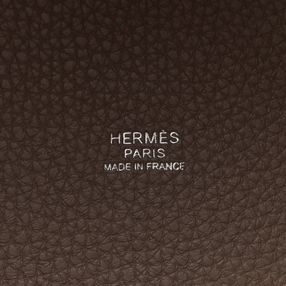 Hermes Taurillon Clemence Picotin Lock 18 PM Etoupe 6 of 11