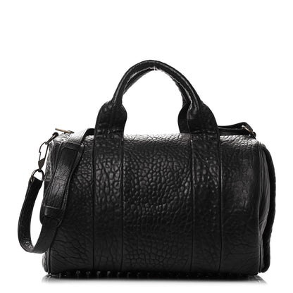 Alexander Wang Pebbled Lambskin Rocco Black Antique Brass Hardware 1 of 4