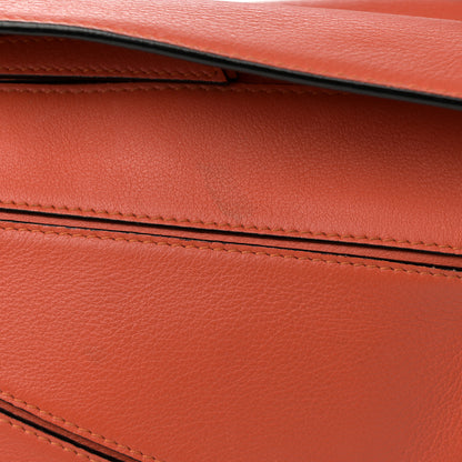 Loewe Calfskin Small Puzzle Bag Coral 13 of 16