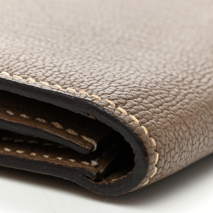 Hermes Epsom Bearn Gusset Wallet Etoupe 9 of 12