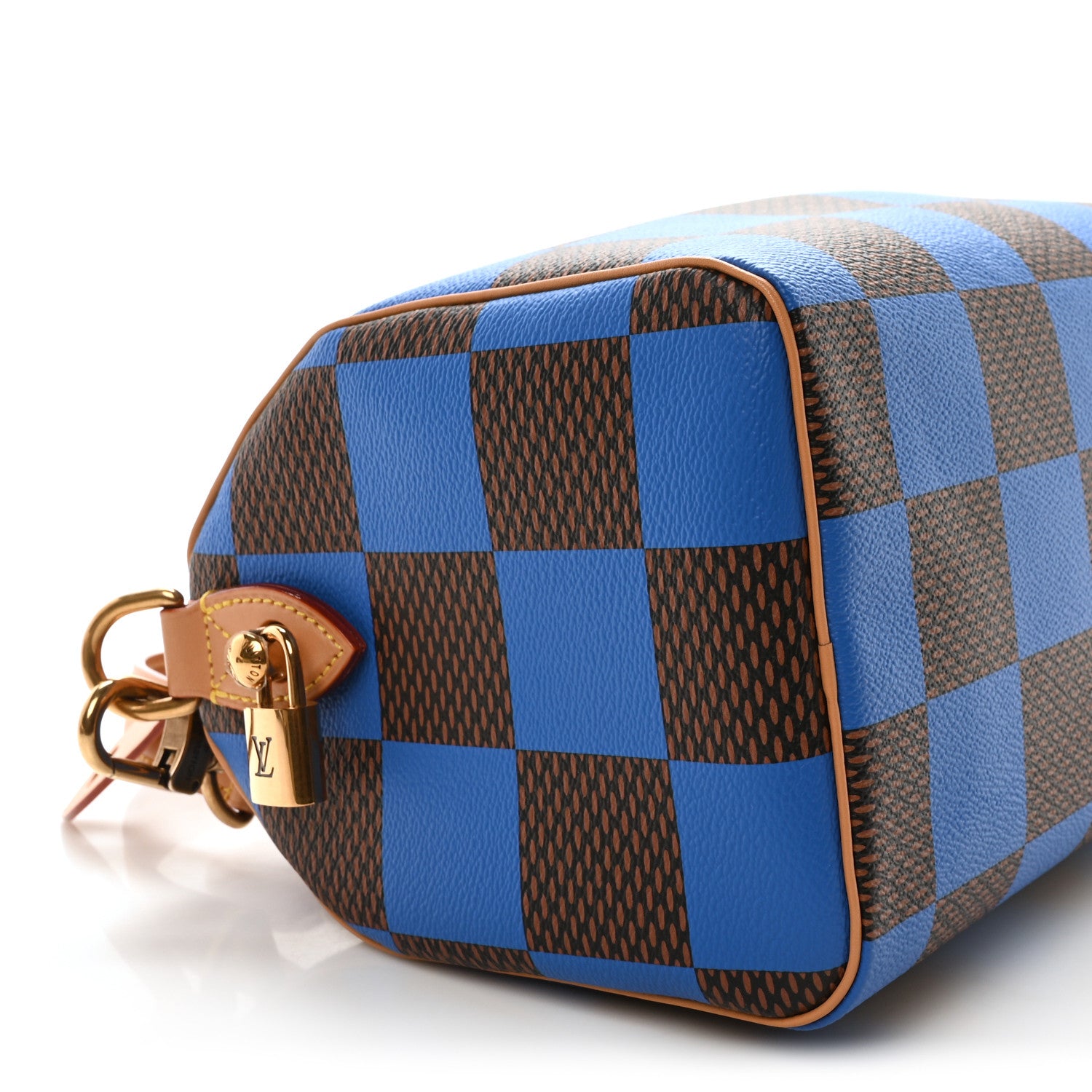 Louis Vuitton Damier Pop Speedy Bandouliere 25 Blue 8 of 9