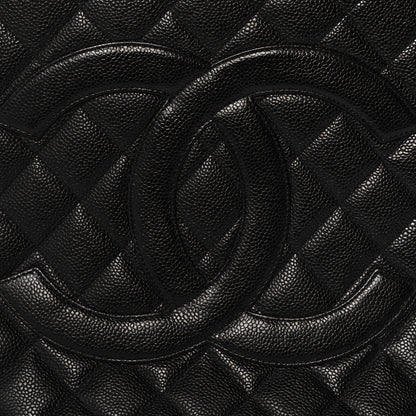 Chanel Caviar Quilted Medallion Tote Black 8 of 10