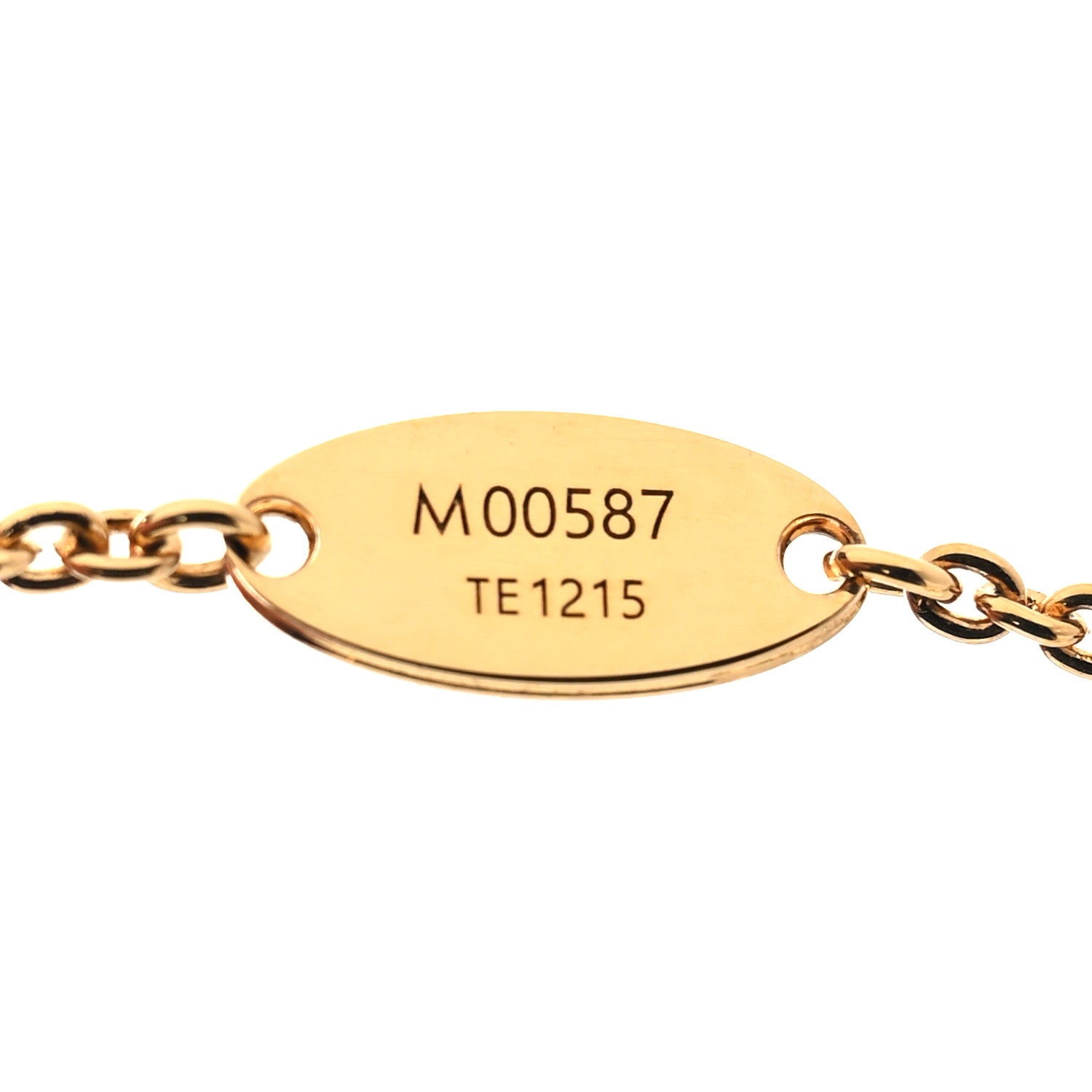 Louis Vuitton Metal Crystal LV Iconic Bracelet Gold 5 of 5