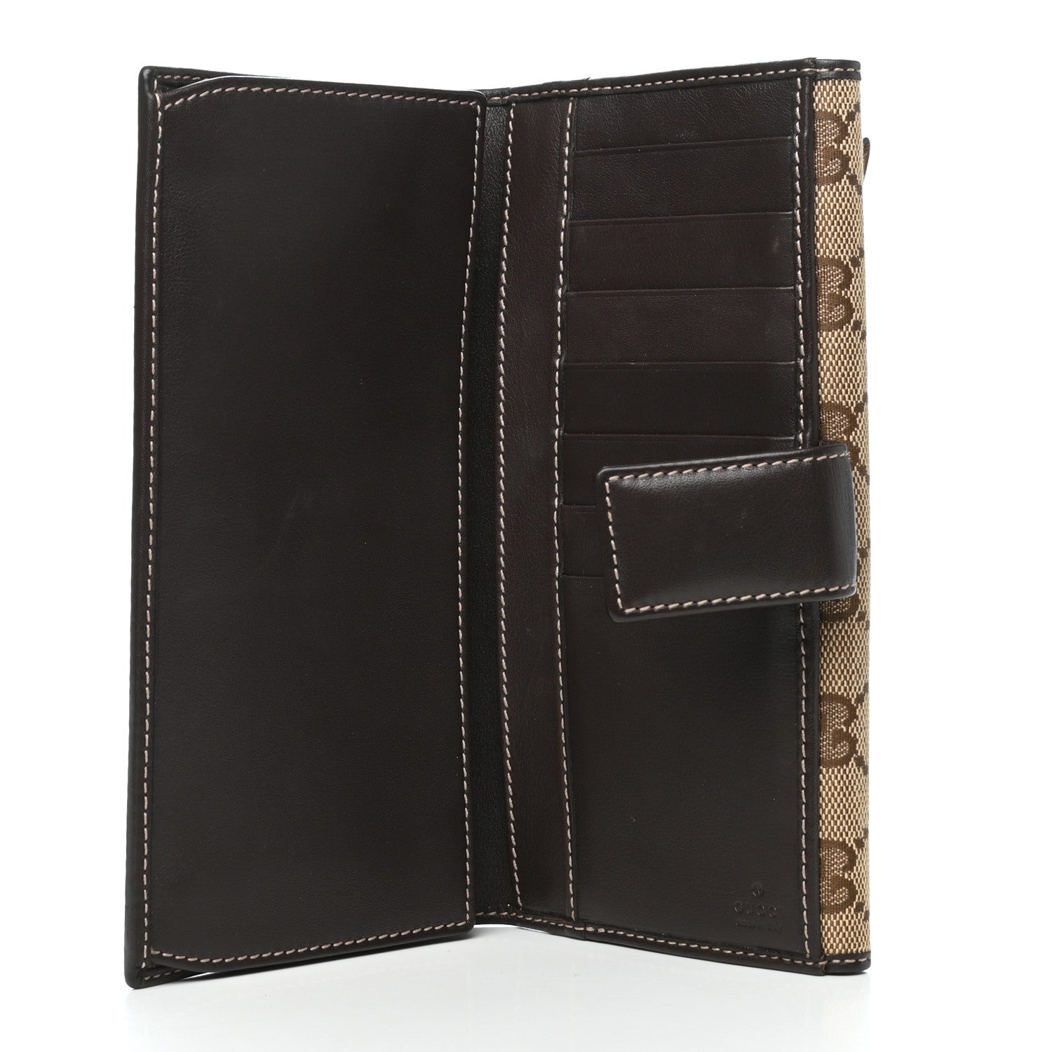 Gucci Monogram Guccioli Brando Chihuahua Continental Wallet Dark Brown 7 of 10