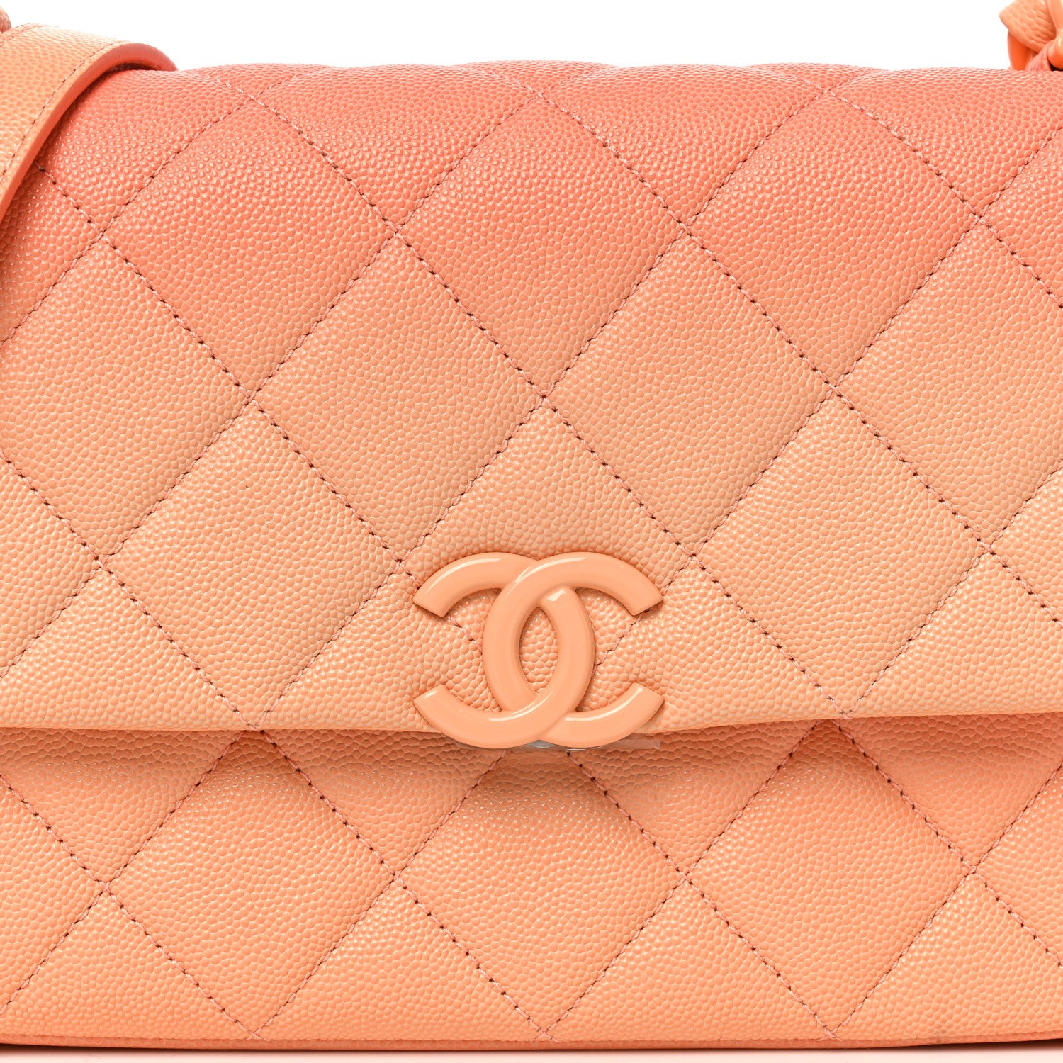 Chanel Shaded Caviar Quilted My Everything Small Flap Orange Light Orange 8 of 10