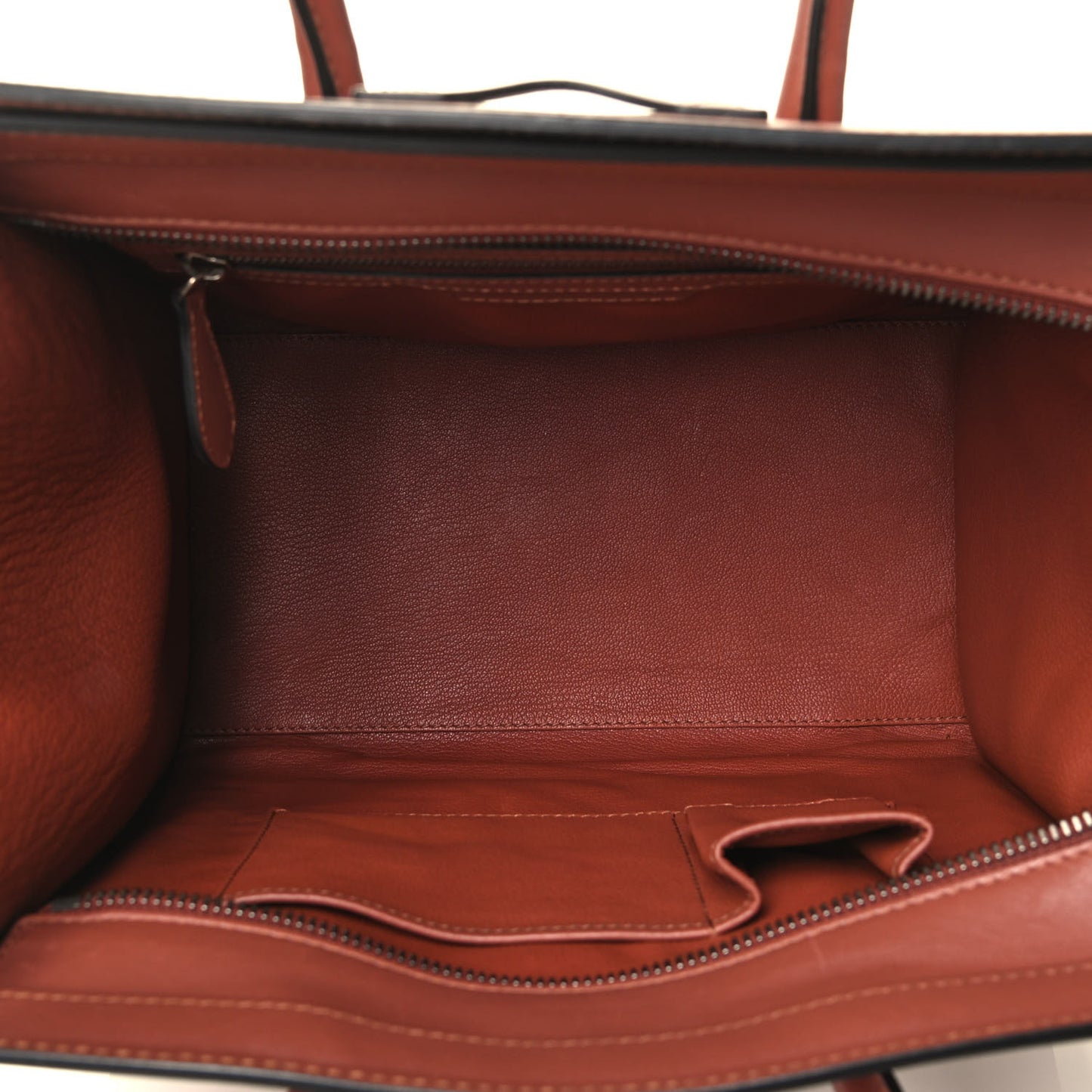 Smooth Calfskin Mini Luggage Sienna