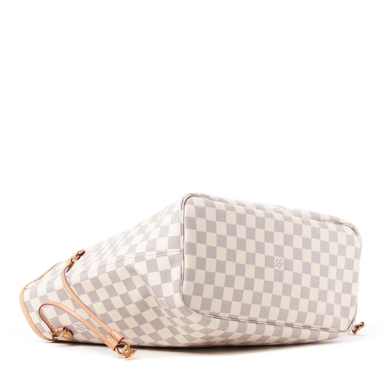 Louis Vuitton Damier Azur Neo Neverfull MM Rose Ballerine 3 of 9