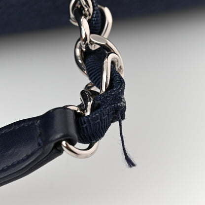 Chanel Mixed Fibers Calfskin Medium Deauville Tote Dark Blue 15 of 16
