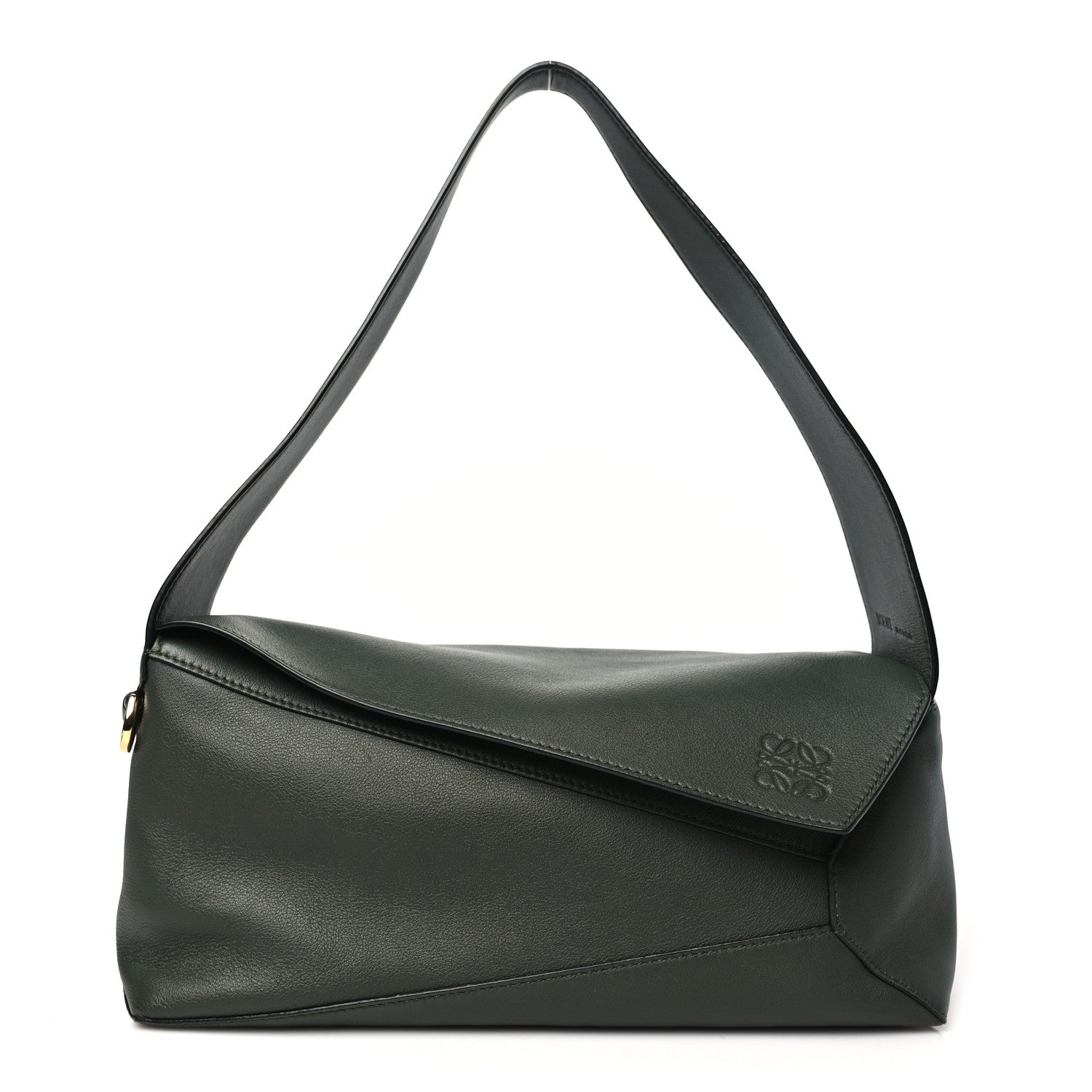 Loewe Calfskin Puzzle Hobo Army Green 1 of 9